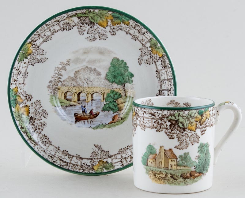 Coffee Can and Saucer c1950s